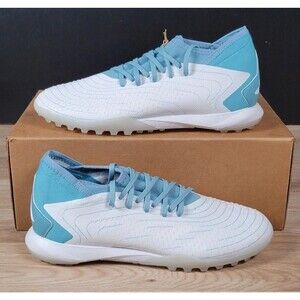 Adidas Predator Accuracy.3 Turf Soccer Shoes Men's Size 8.5 White Parley ID9325